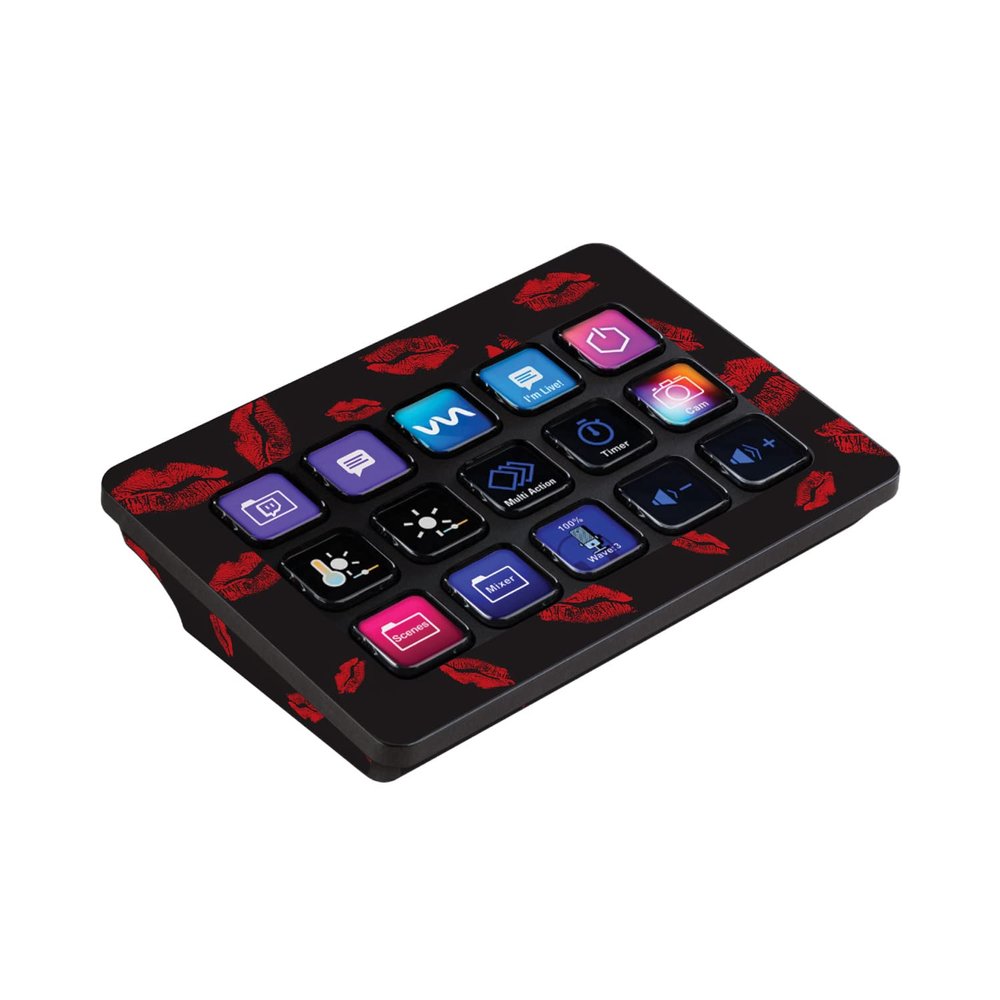 MightySkins Skin Compatible with Elgato Stream Deck MK.2 - Kiss Me | Protective, Durable, and Unique Vinyl Decal wrap Cover | Easy to Apply, Remove, and Change Styles | Made in The USA