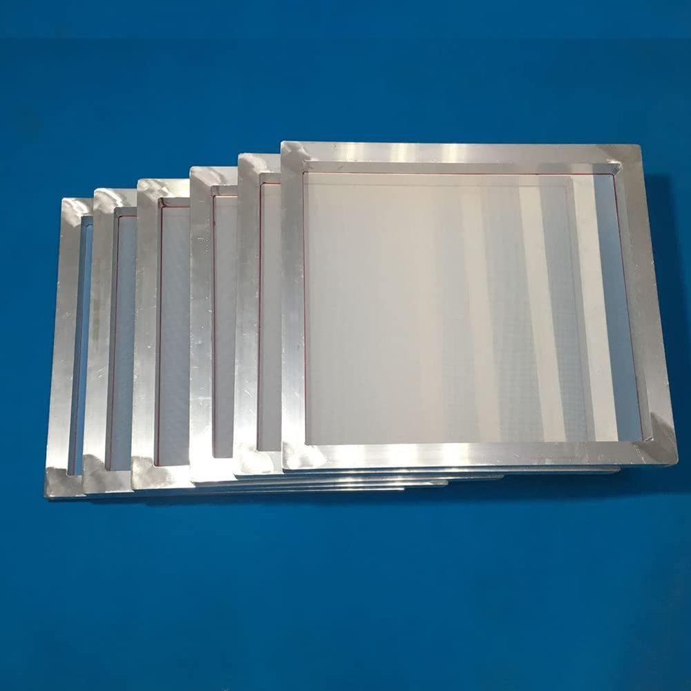 JUST 4 SIGNS 10 Pieces 9 x 14 Inch Aluminum Silk Screen Printing Frames with 110 White Mesh for Screen Printing