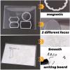 UNIMEIX Thicken 12 Pcs 9.2 x 6.9 Inch Magnetic Sheets for Die Storage Stamp and Die Storage Pockets Die Cut Storage for Card Making (6 Pcs Sheets+ 6 Pcs Bags, 1.5 mm Thickness view 2