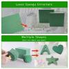 Prashent 8Pcs Floral Foam Blocks,Green Wet Dry Flower Foam Plant Foam for Fresh & Artificial Flower Arrangements DIY Craft 5.5L X 3.1W X 1.7H view 3