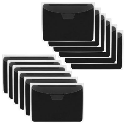 UNIMEIX Thicken 24 Pcs Magnetic Sheets for Die Storage Stamp and Die Storage Pockets Die Cut Storage for Card Making (12 Pcs Sheets+ 12 Pcs Bags, 1.2 mm Thickness