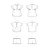 New Look UN6725A Easy to Sew Babies' Dress, Shorts, and Pull-Over Top Sewing Pattern Kit, Code N6725, Sizes NB-S-M-L view 2