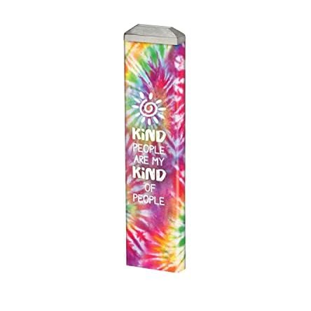 Studio M - 13" Mini Art Pole - Red Tie-Dye - Peace