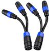 CNCESS Dual Speakon Coupler Cable, Speakon Female to Female Short Speaker Link, 2 Pack view 4