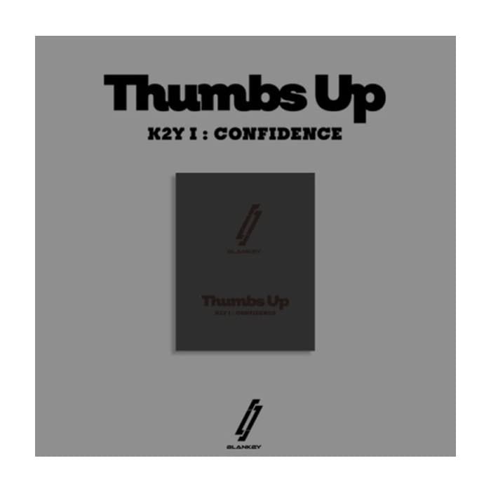 BLANK2Y K2Y : CONFIDENCE Thumbs Up 1st Mini Album Contents+Folding Poster On Pack+Tracking Sealed BLANKY (G Version)