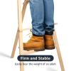 Nian Feng Wooden Easel for Painting, Large Floor Painting Stand for Adjnstable Height and Folding, 59-Inch, for Canvas Wedding Sign Poster, Art Easel for Adults and Teens (Natural) view 3