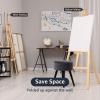 Nian Feng Wooden Easel for Painting, Large Floor Painting Stand for Adjnstable Height and Folding, 59-Inch, for Canvas Wedding Sign Poster, Art Easel for Adults and Teens (Natural) view 4