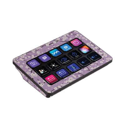 MightySkins Skin Compatible with Elgato Stream Deck MK.2 - Sakura Purple | Protective, Durable, and Unique Vinyl Decal wrap Cover | Easy to Apply, Remove, and Change Styles | Made in The USA
