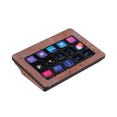 MightySkins Skin Compatible with Elgato Stream Deck MK.2 - Pink Marble | Protective, Durable, and Unique Vinyl Decal wrap Cover | Easy to Apply, Remove, and Change Styles | Made in The USA