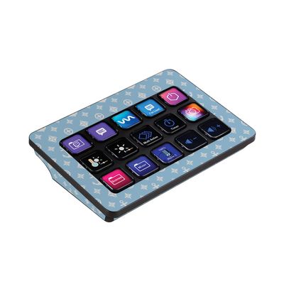 MightySkins Skin Compatible with Elgato Stream Deck MK.2 - Baby Blue Designer | Protective, Durable, and Unique Vinyl Decal wrap Cover | Easy to Apply and Change Styles | Made in The USA