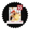 Poster Palooza Pack of TEN 11x14 Mats Bevel Cut for 8.5x11 Photos - Acid Free Black with Black Core Precut Matboards For Pictures, Photos, Framing - 4-ply Thickness view 1