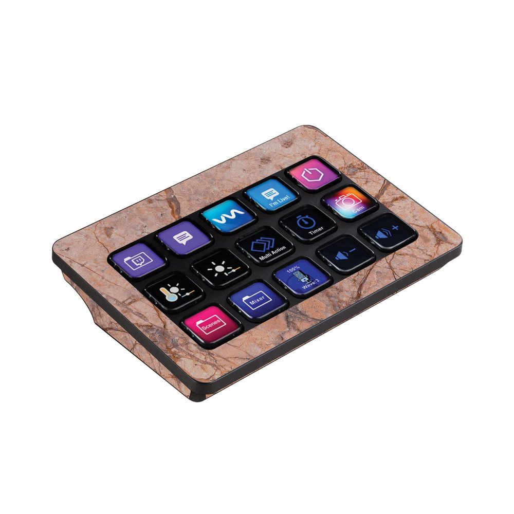 MightySkins Skin Compatible with Elgato Stream Deck MK.2 - Blush Marble | Protective, Durable, and Unique Vinyl Decal wrap Cover | Easy to Apply, Remove, and Change Styles | Made in The USA