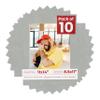Poster Palooza Pack of TEN 11x14 Mats Bevel Cut for 8.5x11 Photos - Acid Free Light Grey Suede Precut Matboards For Pictures, Photos, Framing - 4-ply Thickness view 1