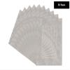 Poster Palooza Pack of TEN 11x14 Mats Bevel Cut for 8.5x11 Photos - Acid Free Light Grey Suede Precut Matboards For Pictures, Photos, Framing - 4-ply Thickness view 2