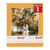10x12 Mat Bevel Cut for 8x10 Photos - Acid Free Golden Orange Precut Matboard With Backing Board and Crystal Clear, Self Seal Mat Bag - For Pictures, Framing - 4-ply Thickness view 1