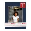 11x14 Mat Bevel Cut for 8x10 Photos - Acid Free Navy Suede Precut Matboard With Backing Board and Crystal Clear, Self Seal Photo Mat Bag - For Pictures, Photos, Framing - 4-ply Thickness view 1