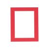 12x16 Mat Bevel Cut for 11x14 Photos - Acid Free Cardinal Red Precut Matboard With Backing Board and Crystal Clear, Self Seal Photo Mat Bag - For Pictures, Photos, Framing - 4-ply Thickness view 2