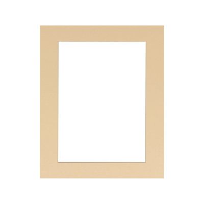 Poster Palooza 8x10 Mat Bevel Cut for 5x7 Photos - Acid Free Beige Precut Matboard - For Pictures, Photos, Framing - 4-ply Thickness