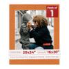 20x24 Mat Bevel Cut for 16x20 Photos - Acid Free Basketball Texture Precut Matboard With Backing Board and Crystal Clear, Self Seal Photo Mat Bag - For Pictures, Photos, Framing - 4-ply Thickness view 1