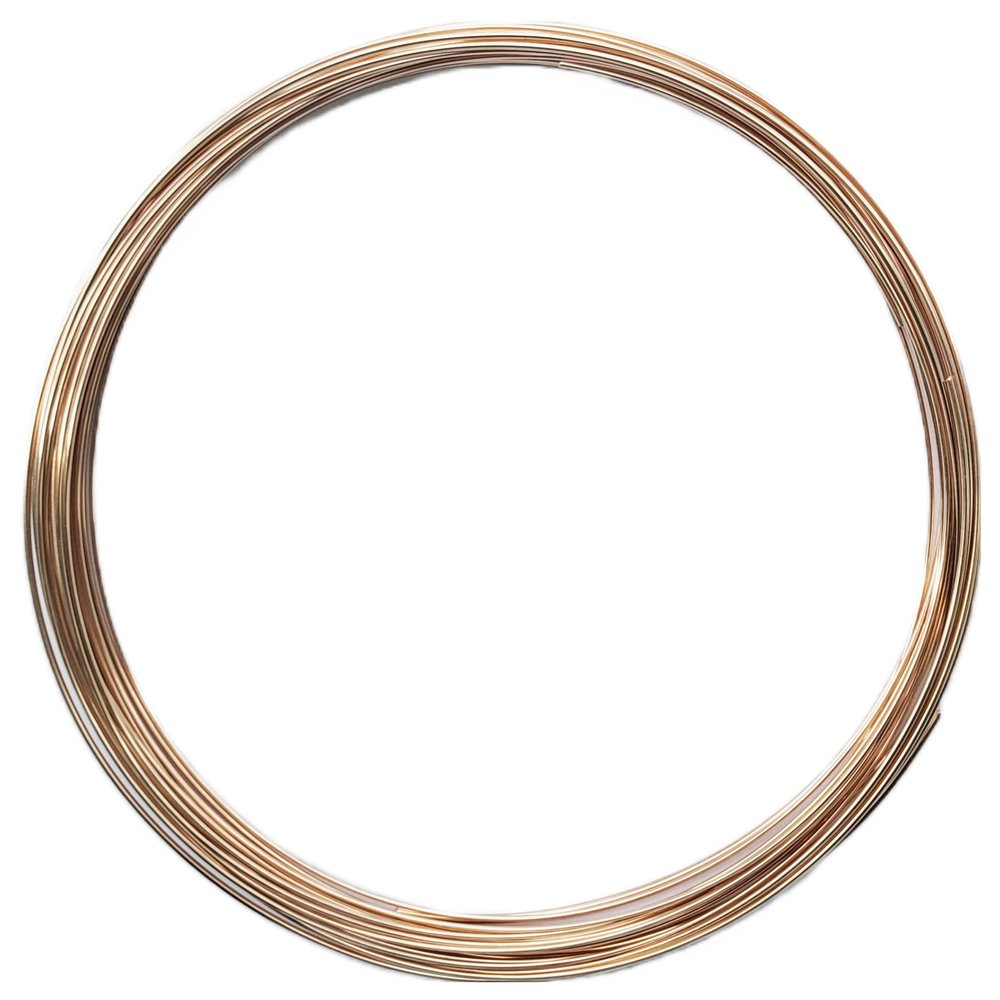 22 Gauge, Round, Dead Soft, 14/20 Rose Gold-Filled Wire - 1 FT - for Jewelry Art from WIZART