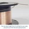 22 Gauge, Round, Dead Soft, 14/20 Rose Gold-Filled Wire - 1 FT - for Jewelry Art from WIZART view 3