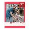 22x28 Mat Bevel Cut for 20x24 Photos - Acid Free Cardinal Red Precut Matboard With Backing Board and Crystal Clear, Self Seal Photo Mat Bag - For Pictures, Photos, Framing - 4-ply Thickness view 1