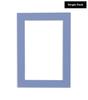 Poster Palooza 16x20 Mat Bevel Cut for 13x19 Photos - Acid Free Brittany Blue Precut Matboard - for Pictures, Photos, Framing - 4-ply Thickness view 2