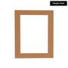 Poster Palooza 12x12 Mat Bevel Cut for 8x8 Photos - Acid Free Aged Oak Brown Precut Matboard - For Pictures, Photos, Framing - 4-ply Thickness view 2