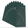 Poster Palooza Pack of TEN 16x20 Mats Bevel Cut for 11x14 Photos - Acid Free Forest Green Precut Matboards For Pictures, Photos, Framing - 4-ply Thickness view 3