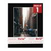 11x14 Mat Bevel Cut for 8x12 Photos - Acid Free Black with Black Core Precut Matboard With Backing Board and Crystal Clear, Self Seal Photo Mat Bag - For Pictures, Photos, Framing - 4-ply Thickness view 1