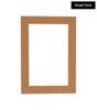 Poster Palooza 16x20 Mat Bevel Cut for 13x19 Photos - Acid Free Aged Oak Brown Precut Matboard - For Pictures, Photos, Framing - 4-ply Thickness view 2