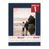 18x24 Mat Bevel Cut for 13x19 Photos - Acid Free Navy Suede Precut Matboard With Backing Board and Crystal Clear, Self Seal Photo Mat Bag - For Pictures, Photos, Framing - 4-ply Thickness view 1