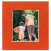 Poster Palooza 16x20 Mat Bevel Cut for 11x14 Photos - Acid Free Orange Suede Precut Matboard - For Pictures, Photos, Framing - 4-ply Thickness view 4
