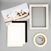 Poster Palooza 11x14 Mat Bevel Cut for 8x10 Photos - Acid Free Cream Precut Matboard With Backing Board and Crystal Clear, Self Seal Photo Mat Bag - For Pictures, Photos, Framing - 4-ply Thickness view 3