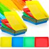 Jetec 24 Pcs Multicolor Plastic Art Trays 10.9 x 8.4 Inch Classroom Activity Crafts Trays Art Serving Organizer Bulk for School Teacher Supplies Painting Beads Storage DIY Projects Educational Use view 1