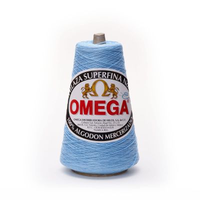 SUPERFINA NO.10 [240grs] - Omega | 100% Mercerized Cotton Yarn Ideal for Fine Crochet - Color: 27 - Blue 485