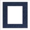 Poster Palooza 8x10 Mat Bevel Cut for 5x8 Photos - Acid Free Navy Suede Precut Matboard - For Pictures, Photos, Framing - 4-ply Thickness view 3