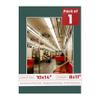 10x14 Mat Bevel Cut for 8x11 Photos - Acid Free Forest Green Precut Matboard With Backing Board and Crystal Clear, Self Seal Photo Mat Bag - For Pictures, Photos, Framing - 4-ply Thickness view 1