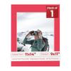 11x14 Mat Bevel Cut for 9x11 Photos - Acid Free Cardinal Red Precut Matboard With Backing Board and Crystal Clear, Self Seal Photo Mat Bag - For Pictures, Photos, Framing - 4-ply Thickness view 1