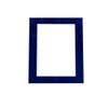 Pack of 25 Acid Free 10x18 Mats Bevel Cut for 8.5x11 Photos - Brooke Blue Suede Precut Matboards With Backing Boards and Clear Photo Mat Bags For Pictures, Photos, Framing - 4-ply Thickness view 4