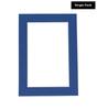 10x14 Mat Bevel Cut for 8x11 Photos - Acid Free Bottle Blue Precut Matboard With Backing Board and Crystal Clear, Self Seal Photo Mat Bag - For Pictures, Photos, Framing - 4-ply Thickness view 2