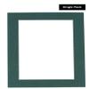 11x14 Mat Bevel Cut for 9x11 Photos - Acid Free Forest Green Precut Matboard With Backing Board and Crystal Clear, Self Seal Photo Mat Bag - For Pictures, Photos, Framing - 4-ply Thickness view 2