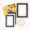11x14 Mat Bevel Cut for 9x11 Photos - Acid Free Forest Green Precut Matboard With Backing Board and Crystal Clear, Self Seal Photo Mat Bag - For Pictures, Photos, Framing - 4-ply Thickness view 4