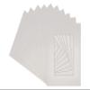Poster Palooza Pack of 25 Acid Free 8x10 Mats Bevel Cut for 5.5x8.5 Photos - Golf Ball Texture Precut Matboards For Pictures, Photos, Framing - 4-ply Thickness view 3