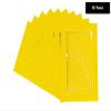 Poster Palooza Pack of Ten Acid Free 11x14 Mats Bevel Cut for 9x12 Photos - Yellow Precut Matboards With Backing Boards and Self Seal Photo Mat Bags For Pictures, Photos, Framing - 4-ply Thickness view 2