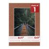 Poster Palooza 8x11 Mat Bevel Cut for 6x9 Photos - Acid Free Football Texture Precut Matboard - For Pictures, Photos, Framing - 4-ply Thickness view 1