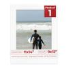 11x14 Mat Bevel Cut for 9x12 Photos - Acid Free White with Black Core Precut Matboard With Backing Board and Crystal Clear, Self Seal Photo Mat Bag - For Pictures, Photos, Framing - 4-ply Thickness view 1