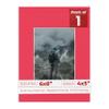 6x8 Mat Bevel Cut for 4x5 Photos - Acid Free Cardinal Red Precut Matboard With Backing Board and Crystal Clear, Self Seal Photo Mat Bag - For Pictures, Photos, Framing - 4-ply Thickness view 1
