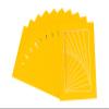 Poster Palooza Pack of TEN 8.5x11 Mats Bevel Cut for 6x9 Photos - Acid Free Golden Orange Precut Matboards For Pictures, Photos, Framing - 4-ply Thickness view 2