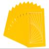 Poster Palooza Pack of TEN 8.5x11 Mats Bevel Cut for 6x9 Photos - Acid Free Golden Orange Precut Matboards For Pictures, Photos, Framing - 4-ply Thickness view 3